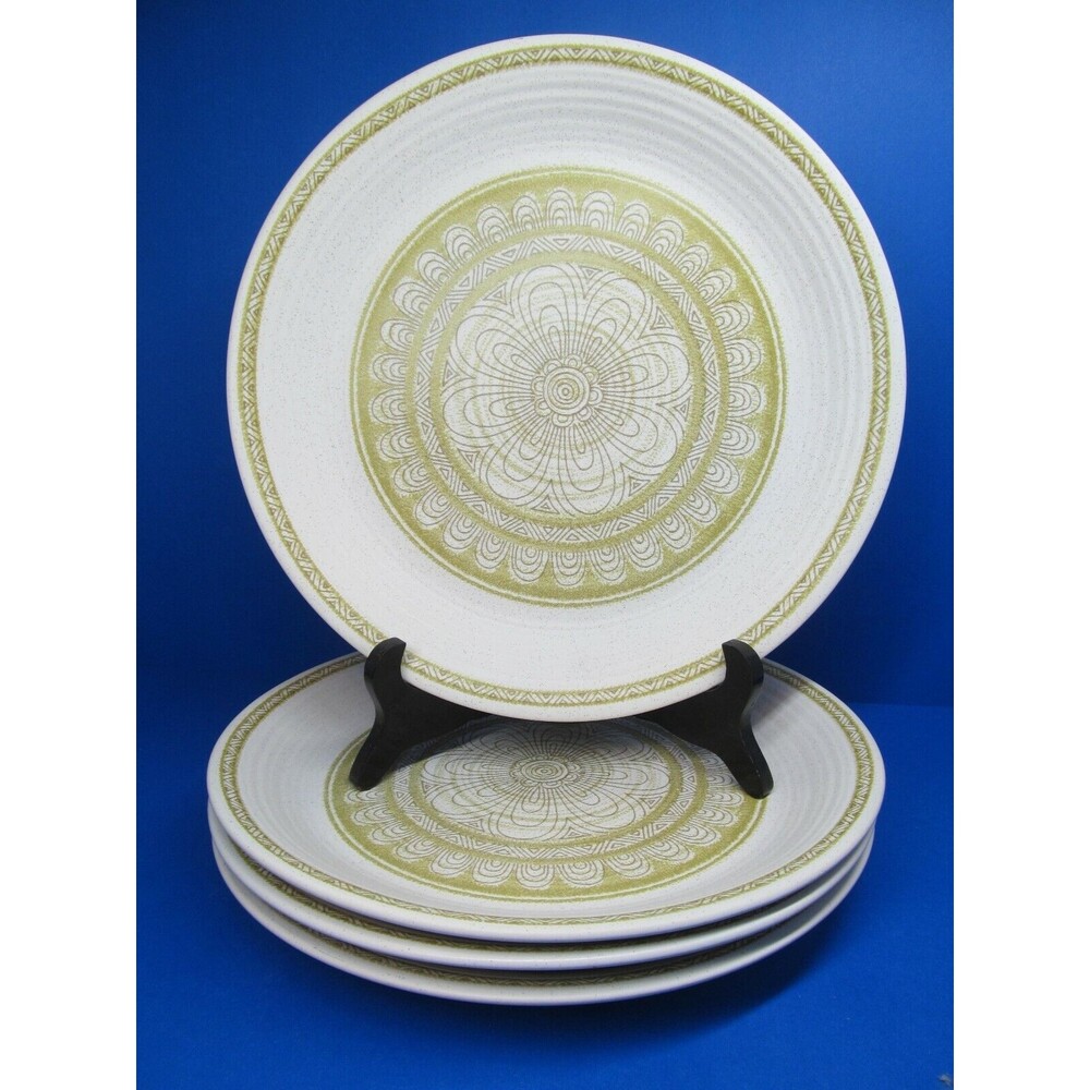 Franciscan Hacienda Green  10 3/4" Dinner Plates Bundle of 4